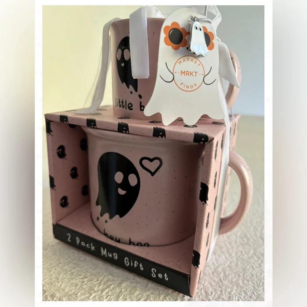 Halloween themed - 2 pack mug gift set NWT